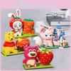 Strawberry Bear Building Block Pen Holder Abs Plastic Toy For 3c Configuration 14+