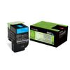 LEXMARK Toner Cartridge 802C - Low Capacity1,000 Pages - Pack of 1 - Cyan
