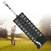 ABS Plastic Portable Strip Type 18 Holes Golf Scoreboard Score Counter Training Practice Competition Accessory(Black