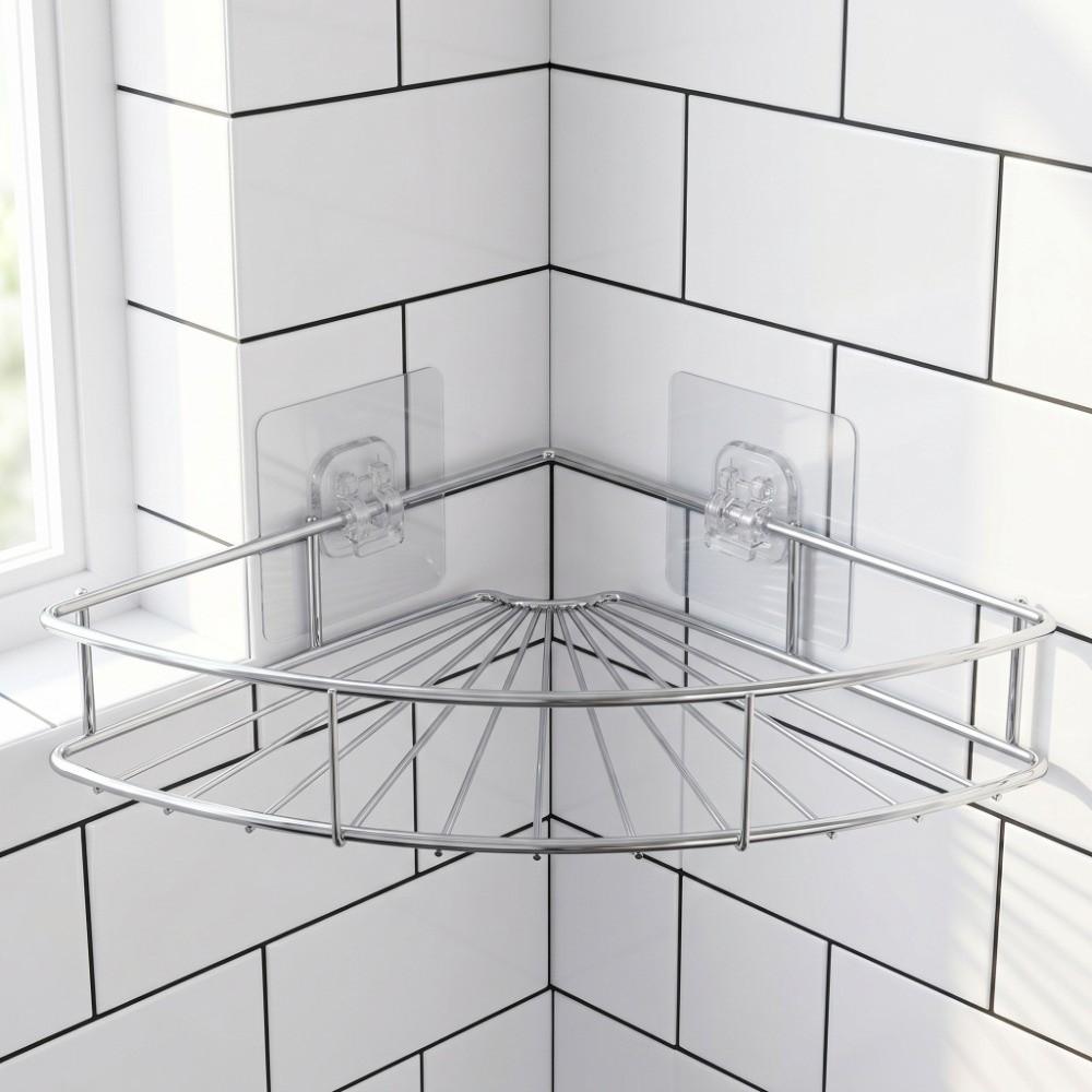 Triangular Design Corner Bathroom Shelf Bathroom Rack Organizer Bathroom Kitchen Shower