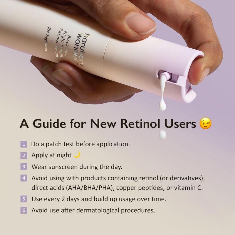 HARUHARU WONDER Schwarzer Reis Night Knight Retinol Serum 20ml