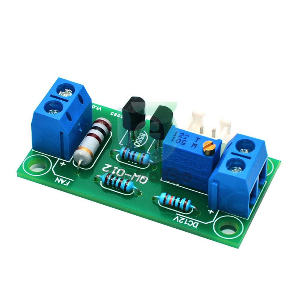 DC 12V Automatisches Lüfter-Temperaturregelungsmodul Controller-Kits Mit Sonde Für Computer-Leistungsverstärker