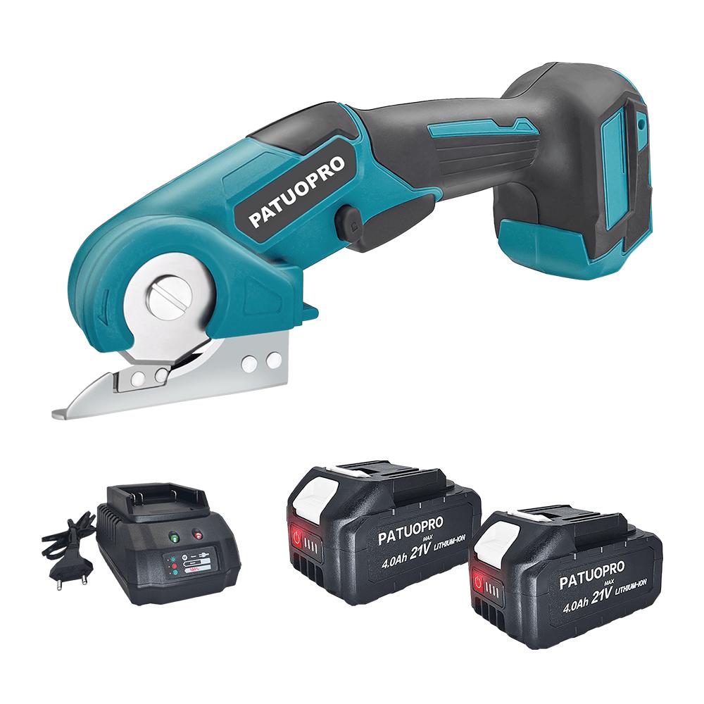 PATUOPRO Foarfece Electrice Fără Fir 6mm Cuțit Rotund Foarfece Covor Material Plastic Piele Tăiere Scule Electrice Pentru Baterie Makita 18V
