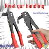 Germany Automatic and Manual Rivet Gun for Core Pulling, Bathroom, Door Hinge, and Hand Use.