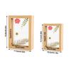 Double-sided Photo Display Frame Wooden Drawing Artwork Picture Frame  Home Decoration