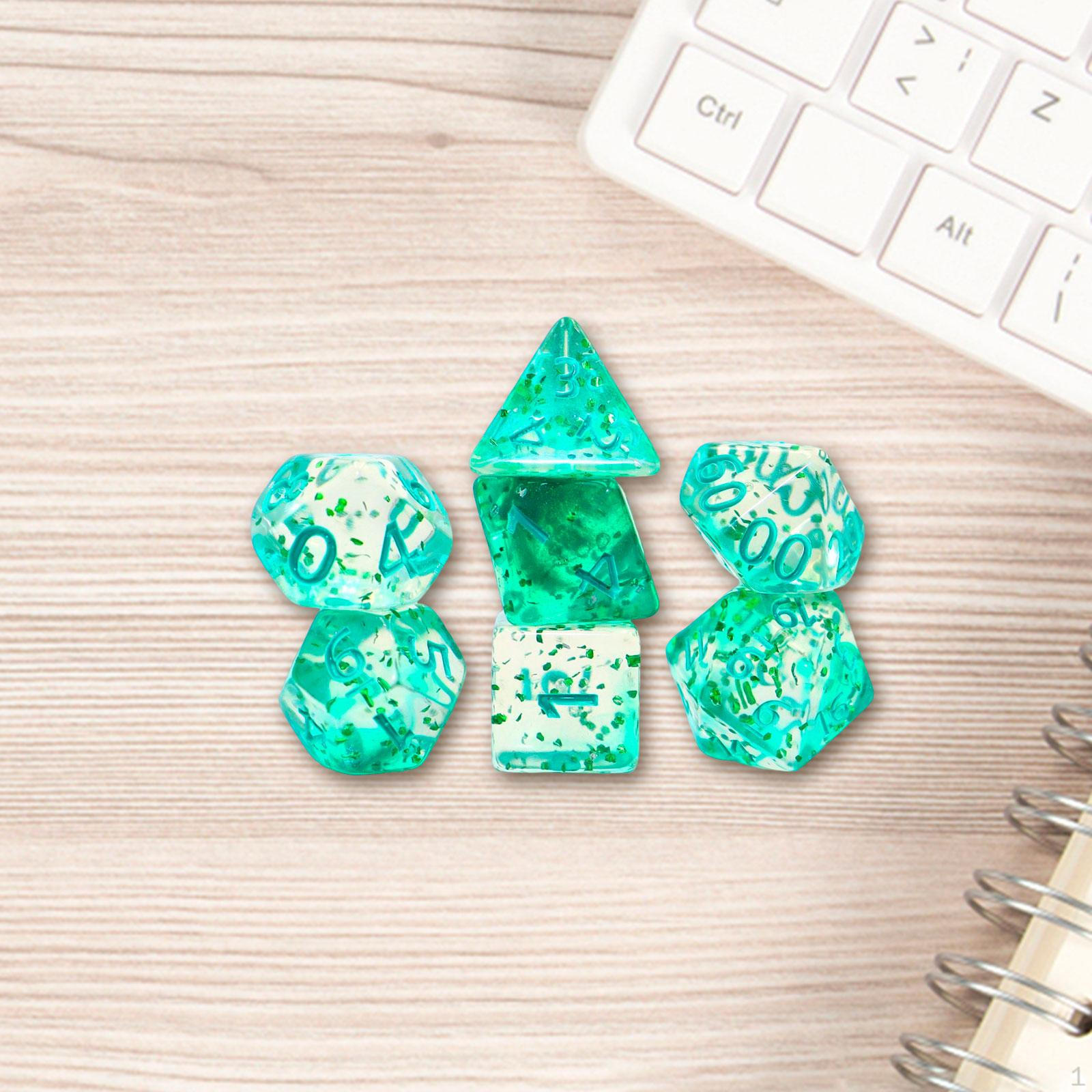 

Набор многогранных кубиков из 7 предметов, детские игрушки, настольные игры, подарки, многосторонние