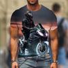 Camiseta de Verano para Hombre3DImpresión de Letras de Calavera Moda Manga Corta Ropa de Hombre Cuello O Ocio Poliéster Camiseta Ropa de Calle