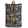 Italian Brainrot Meme Blanket Quality Warm Soft  Throw Blanket Winter Boy Girl Home Decor Funny Bedspread