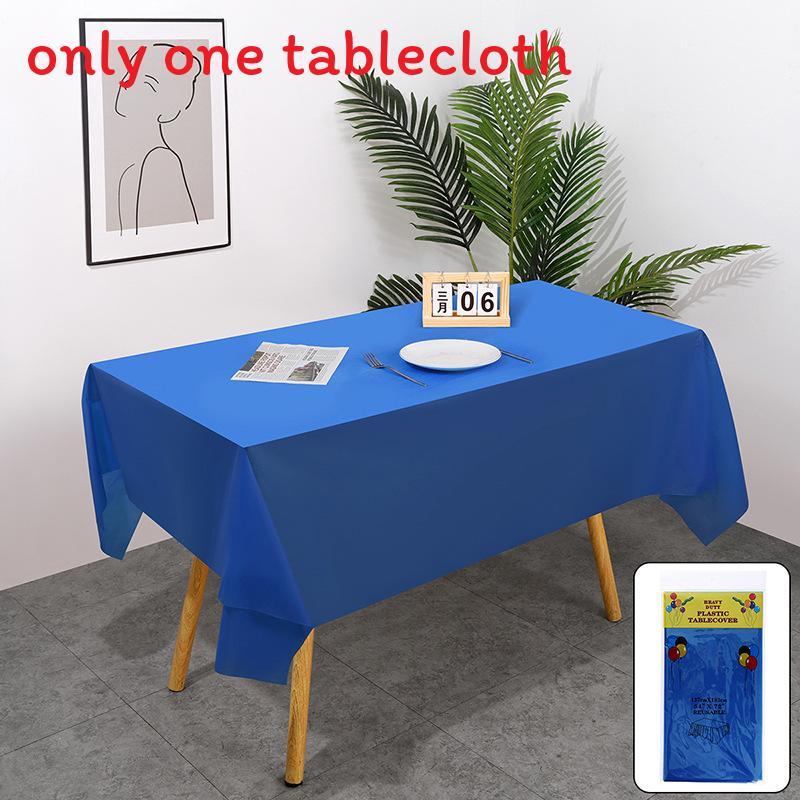 Peva Thickened Disposable Tablecloth With Dustproof And Oilproof Surface For Events And Decor