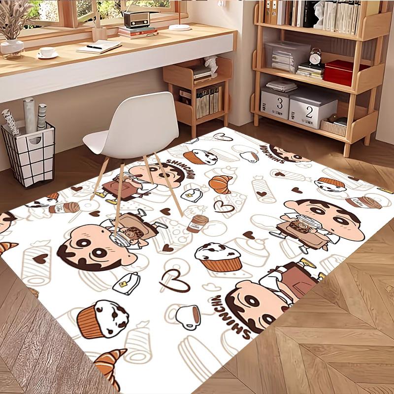 Cartoon comics Print Rug, Washable Floor Carpet, For Entryway Dorm Laundry Room Office Study, Home Decor Birthday Christmas Gift
