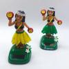 Powered Hula Dancer Swinging Hawaiian Girl Solar Swinging Doll Dancing Hula Girl Shaking Head Doll