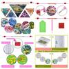 Cat Pattern Rhinestone Coaster Including Stand 6 Pieces Set Handmade Placemats Non-slip Crystal Artificial Diamond