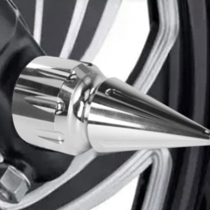 Motorcycle Front Axles Spikes Nut Caps Precisions Aluminum Motorcycle Front Axles Nut Covers Quick Installation for Bikes