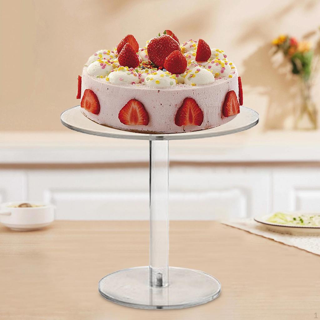 Acryl Kuchen Stehen Regal Kosmetische Organizer Cupcake Candy Display Platte für Küche