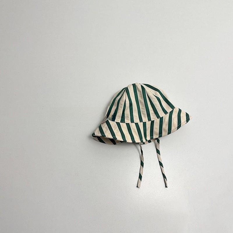 Baby Summer Fisherman Hat With Wide Brim And Breathable Cotton For Sun Protection