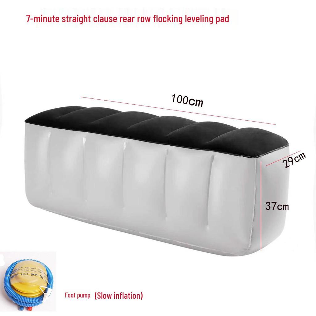 Inflatable Car Mattress Support: Universal Rear Seat Air Cushion for Children