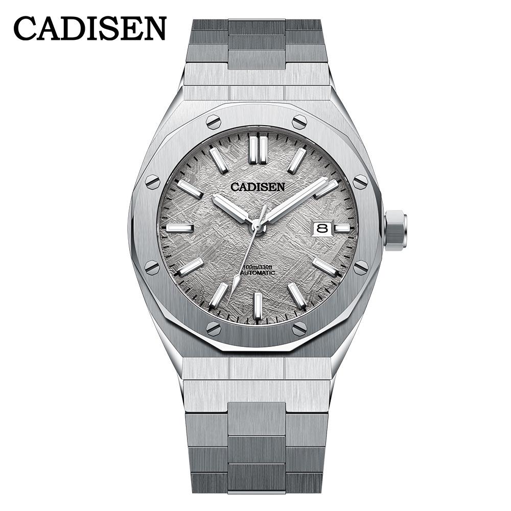 Kadisen Men's Mechanical Watch with Japanese NH35 Movement, Waterproof Steel Case, and Business Style