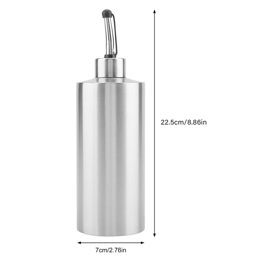 Ölflasche Kochen Würzen Saucenspender Edelstahl Aufbewahrungsflaschen Für Öl Essig Kreatives Öl Gießen Küchenwerkzeug