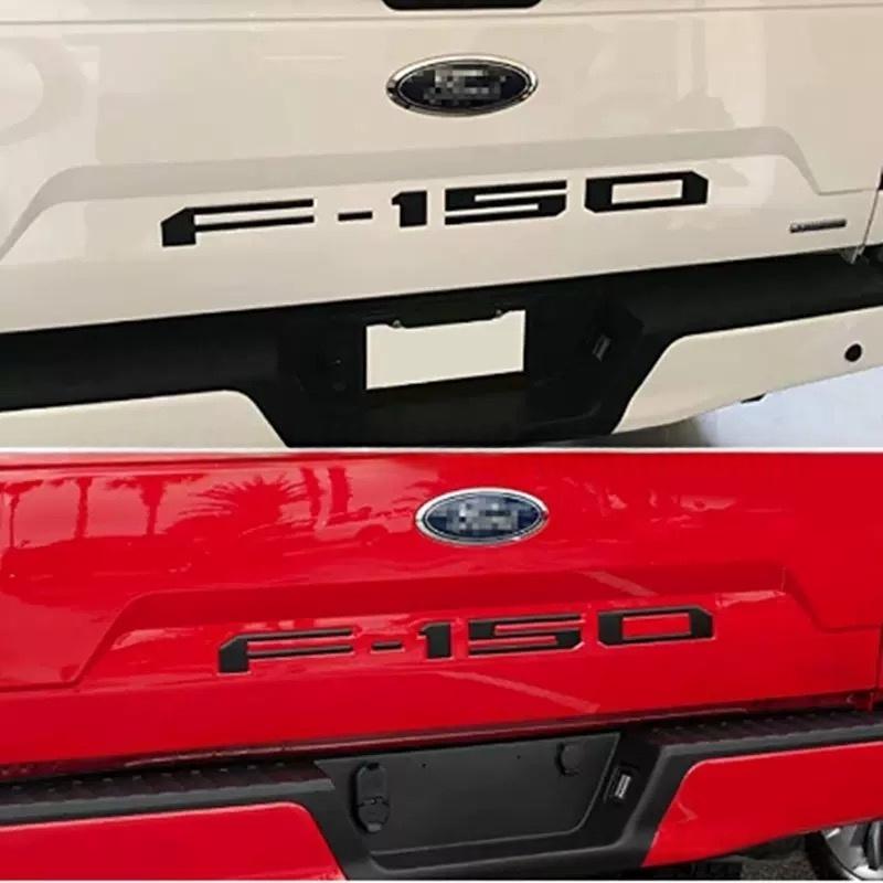 Car ABS Plastic F-150 Logo Car Letter Fender Side Emblem Rear Tail Trunk Badge Sticker For Ford F150 GT Accessories