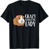 Crazy Guinea Pig Lady Pet Women Guinea Pig T-Shirt