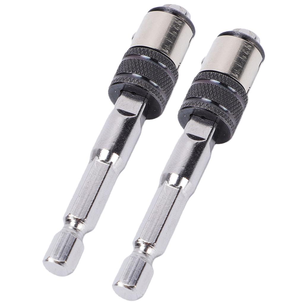 2 Pcs Hex To Square Socket Converter 1 4 Inch Drive Bit and Socket Adapter for Electric Drill