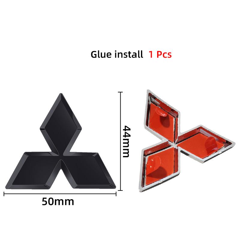 ABS Car Inner Steering Wheel Center Sticker Badge For Mitsubishi Asx Outlander Xl 3 Lancer Pajero 4 L200 Galant Lancer 10 9 X EX