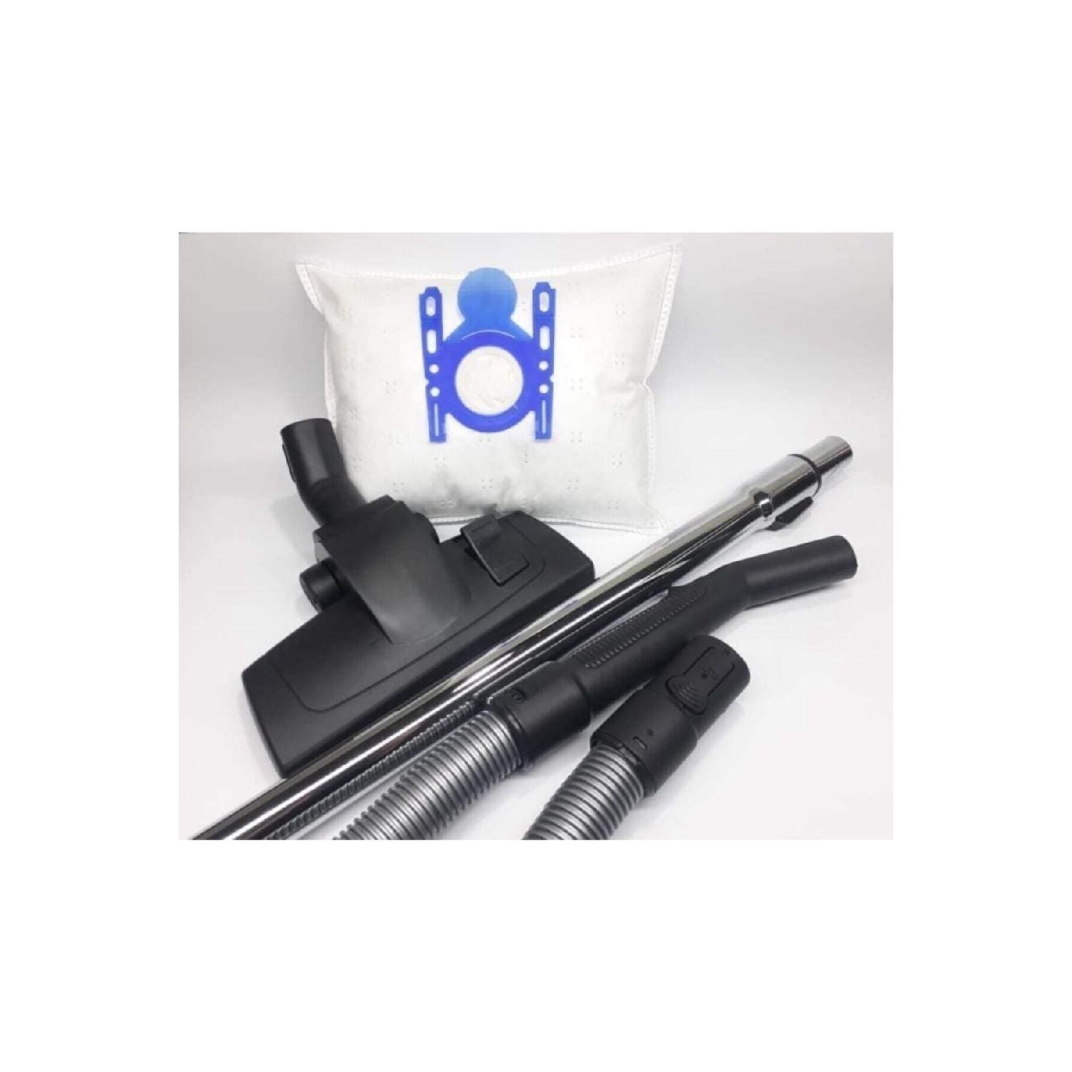 

Logo Vacuum Cleaner Telescopic Pipe Suction Nozzle Hose Set 5 Bags чёрный