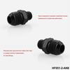 Aluminum 1 Pair AN6/AN8 To 1/4 NPS Straight Adapter Flare Auto Hose Fitting Male for Transmission/Oil Cooler Universal Car