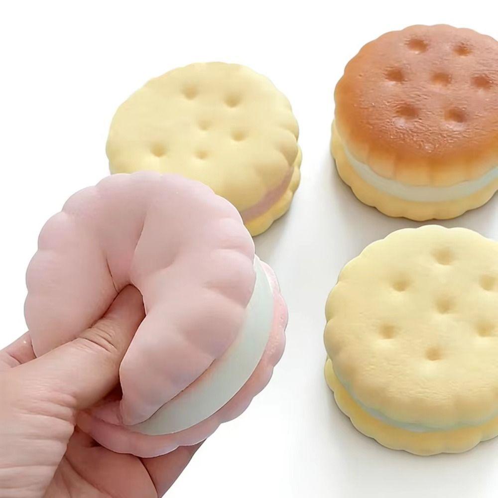 Slow Rising Slow Rebound Cake Toy Soft Texture Squeeze Toy Squishy Toy Simulated Cake  Hand Relax