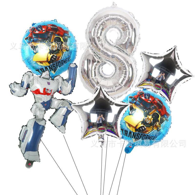 6 ks fóliové balónky narozeninový motiv Party dekorace Potřeby pro miminko Chlapecké děti Hračky Air Globos