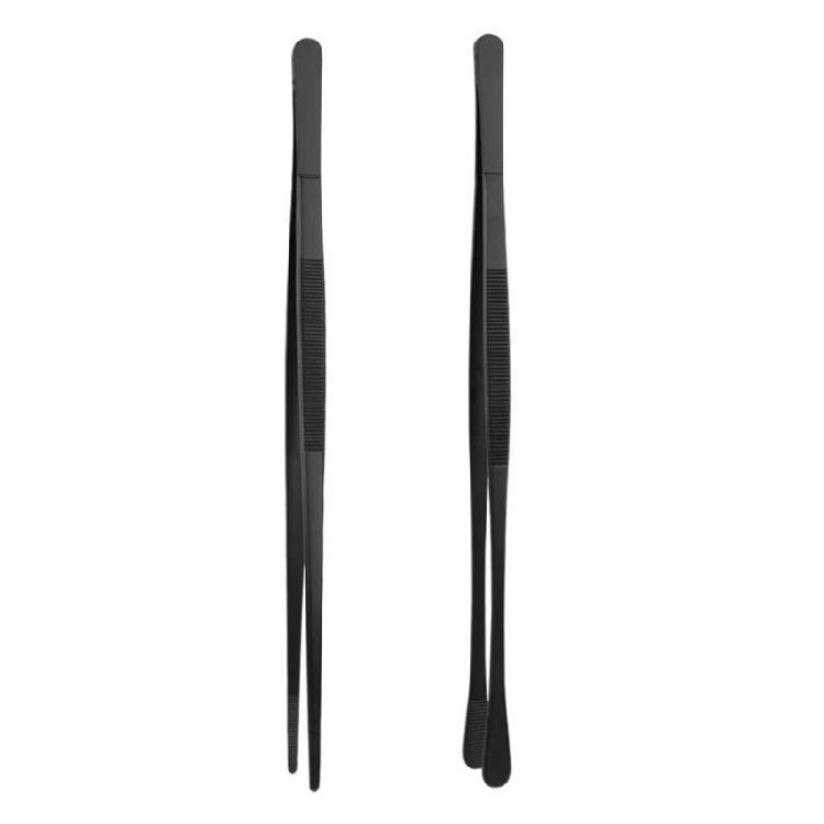 Premium Nonrust Steel Food Tongs 30cm Length Pack Of 2 Kitchen Tongs Set For Safe Handling Of Hot Items