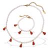 French Niche Fashion Freshwater Pearl Necklace Light Luxury High Sense Versatile Non-Fading Stainless Steel Women'S Jewelry