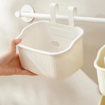 New Onion Ginger Garlic Storage Basket No Punch Drawer Wall Hanging Basket Multifunctional Storage Box Kitchen