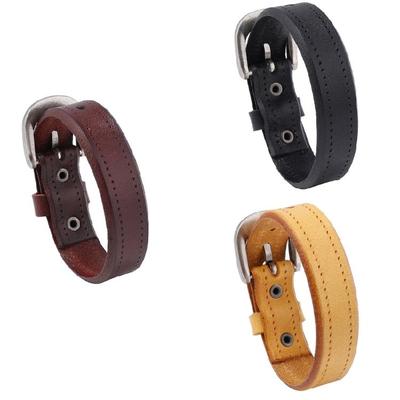 Soft Leather Strap Bracelet Elegant Wrist Jewelry Leather Wristband Everyday Wear Bracelet Suitable for Various Occasion