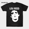 Herren T-Shirt Lou Reed von thecosmictradingpost(1) T-Shirt Damen T-Shirt Herren Freizeit Baumwolle Kurzarm Schwarzes T-Shirt