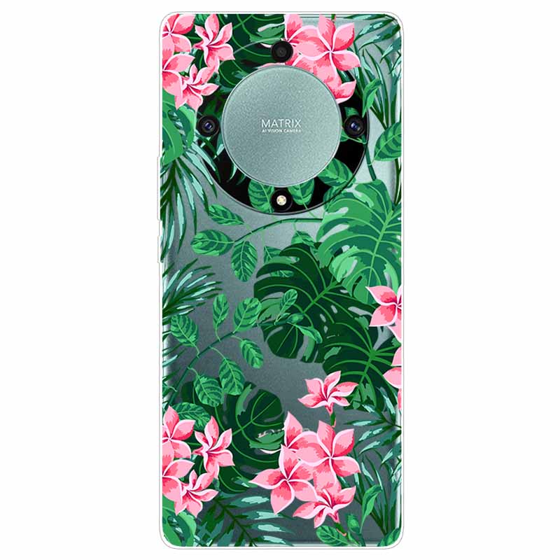 Custodia per Honor Magic6 Lite 5G Trasparente TPU Silicone Funda Capa per Honor Magic 6 Lite Coperture Morbide Magic6Lite Trasparenti Coques borsa