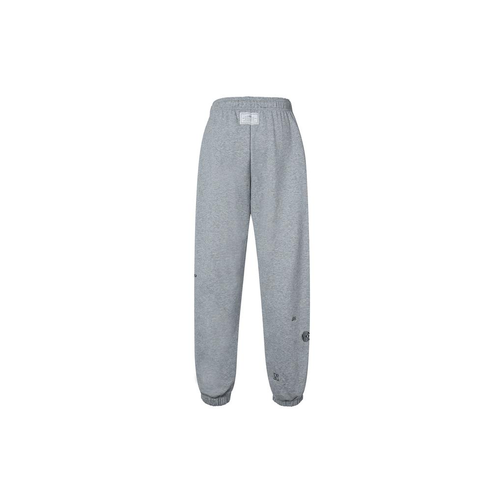 Nike Casual Lace-Up Breathable Knit Sweatpants Women Bottoms Light-Grey DD5043-063
