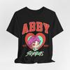 ABBY Saja Graphic T-Shirt Tee Tops, Cute Unisex Short Sleeve Shirt,