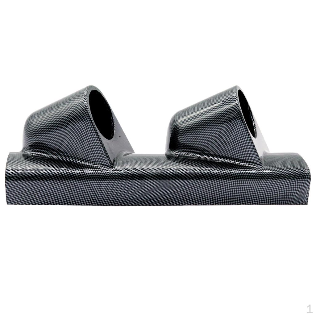 

Right Hand Drive Auto Car Carbon Fiber 52mm Dual Gauge Hole A Pillar Pod