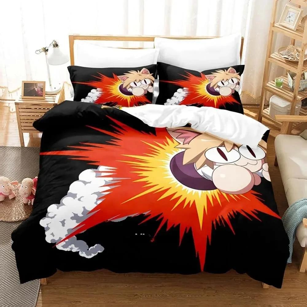 3d Print Anime Game Melty Blood Neco Arc Bedding Set Single Twin Full Queen King Size Bed Set Adult Kid Bedroom Duvet cover Sets
