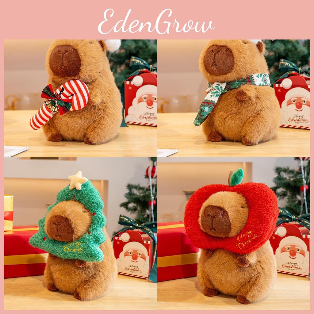 Adorable Christmas Series Capybara Plush Toy For Kids Featuring Soft Pp Cotton Filling And Cute Designs