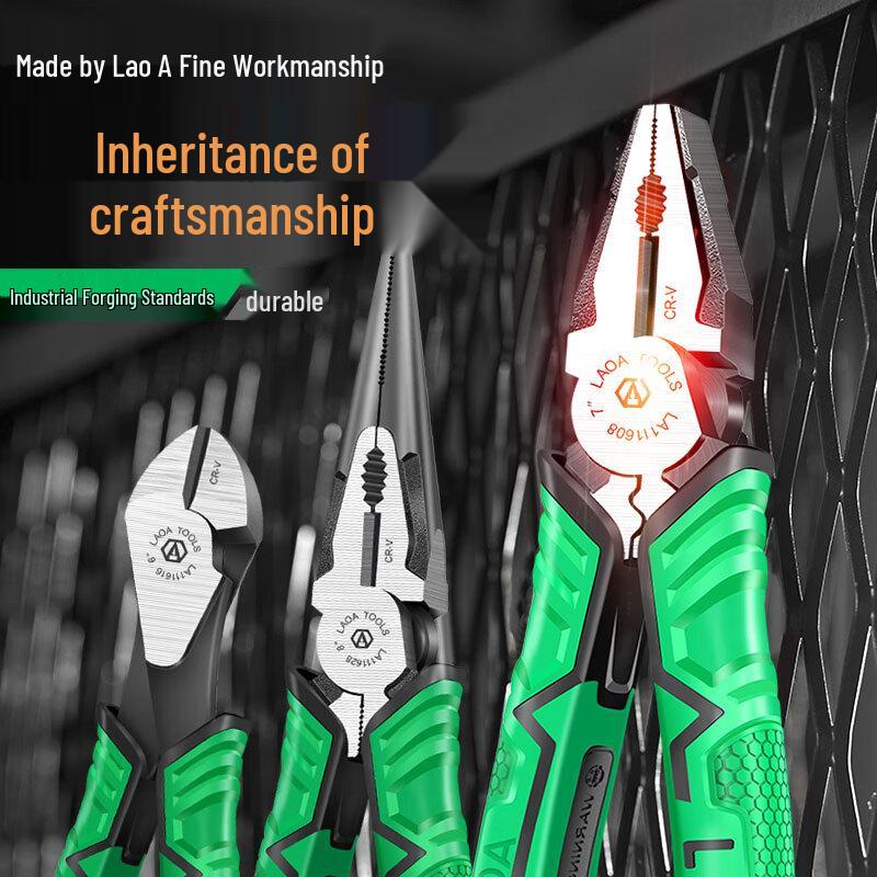 LAOA 6-inch Chrome Vanadium Steel Pliers