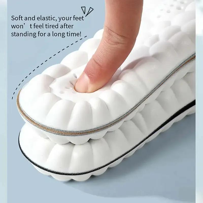 New Shoes Insole Arch Support Foot Orthopedic Insoles for Feet Sports Shock Absorption Shoe Sole Quality Cowhide Shoe Pads