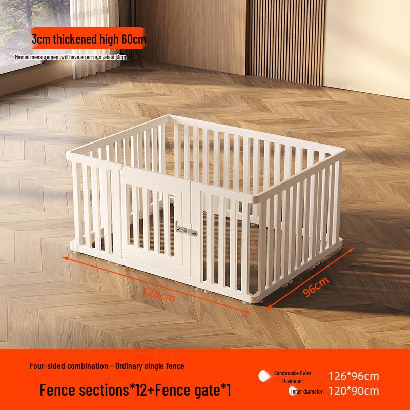 60CM High Transparent Indoor Dog Fence - Flexible Barrier for Small Pets