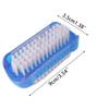 Plastic Double Sided Nail Brush Nail Cleaning Scrubbing Brushes Remove Dust Tool