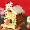 Practical Creative Christmas House Ornaments Micro Landscape Decorations for Office Desks Small Figurines Home Garden Decoration