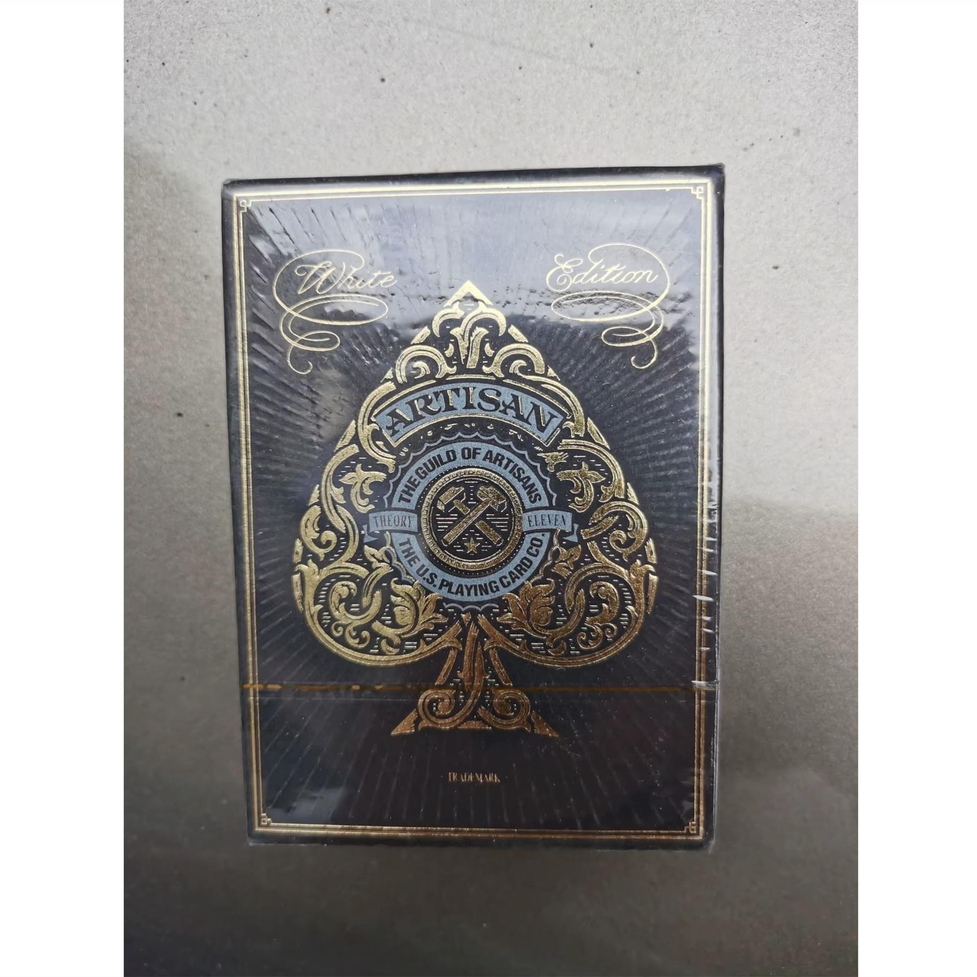 

Новые покерные карты с зеленым узором и золотой фольгой для вечеринок, настольных игр, досуга, развлечений