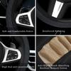 Car Steering Wheel Cover No Inner Ring Breathable Car Steering Wheel Cover Mesh Cloth All-Season Comfortable Auto Accessory