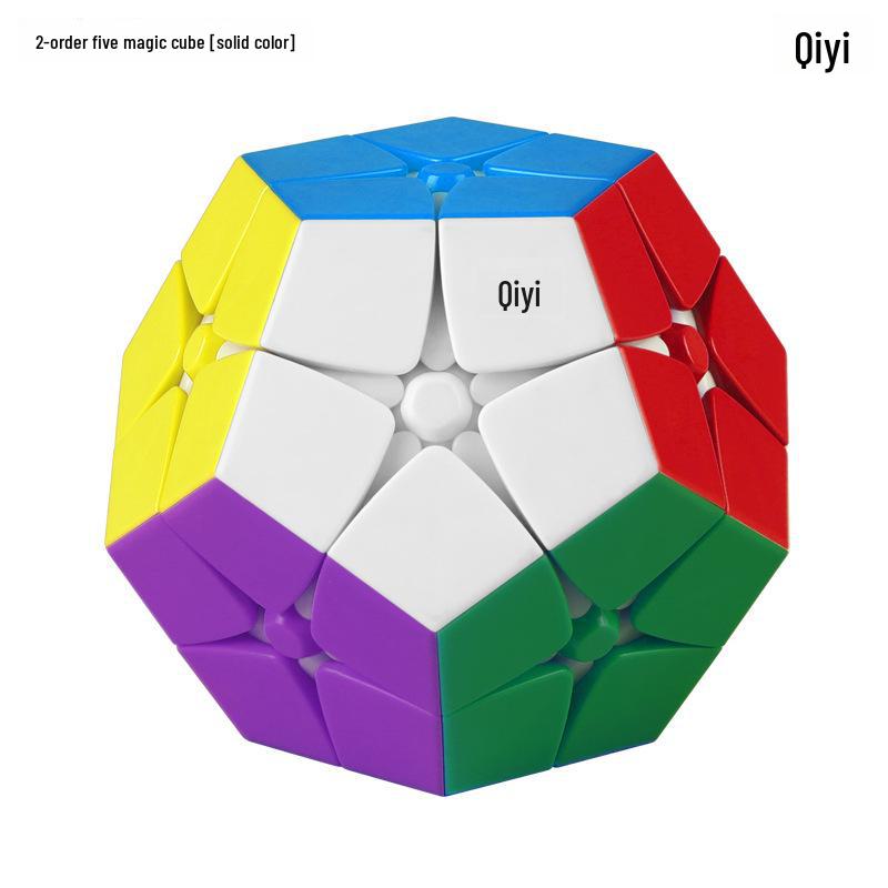 Qiyi 3x3 Zauberwürfel und Pyramide Ahornblattform Rotationsspielzeug Set für die frühe Bildung von Kindern