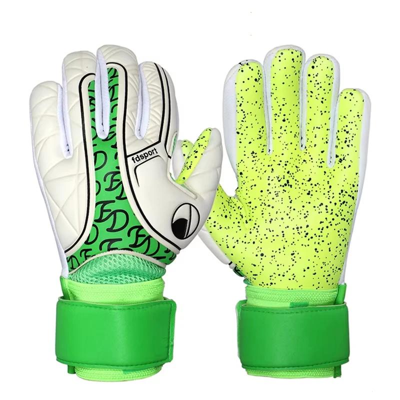 Kid's Soccer Goalkeeper Gloves Adults Soccer Goalkeeper Gloves Protection Goal Thickened Latex Football Children Goalie Gloves